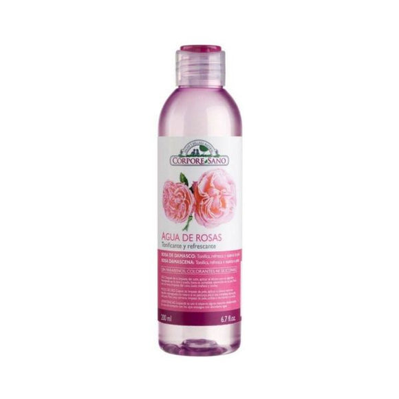 Tónico Facial Micelar Água de Rosas 200ml Corpore Sano - Crisdietética