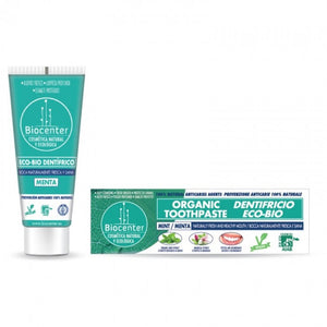 Pasta Dentifrica Menta Eco-Bio 75ml - Biocenter - Crisdietética