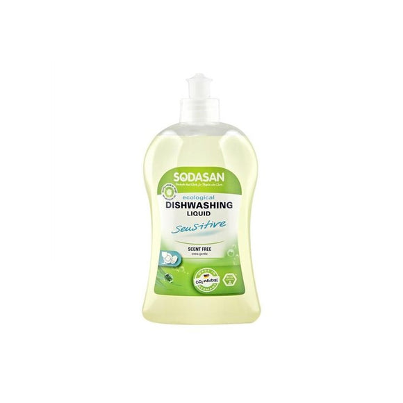 Detergente Liquido Ecologico Loiça Sem Perfume 500ml - Sodasan - Crisdietética