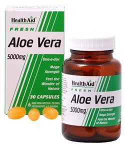 Aloé Vera 5000mg 30 Cápsulas - Health Aid - Crisdietética