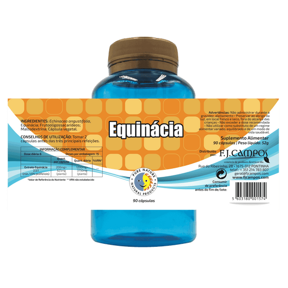 Equinácia 90 Cápsulas - Pure Nature - Crisdietética