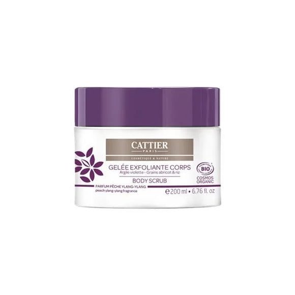 Esfoliante Corporal Argila Roxa; Alperce e Arroz 200ml - Cattier - Crisdietética