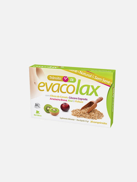 EVACOLAX 30 COMPRIMIDOS - BIO-HERA - Crisdietética