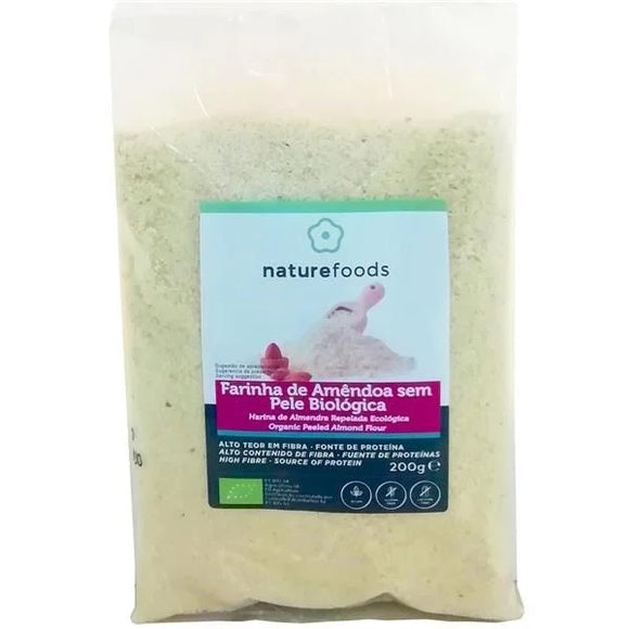 Farinha de Amêndoas Biológico 200g - Naturefoods - Crisdietética