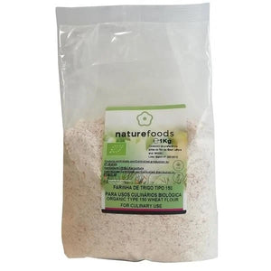 Farinha de Trigo Integral T150 Biológico 1kg - Naturefoods - Crisdietética