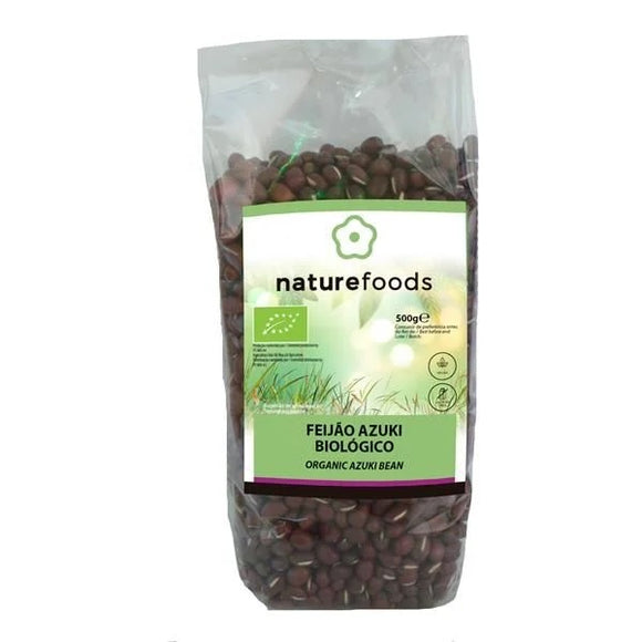 Feijão Azuki Biológico 500g - Naturefoods - Crisdietética