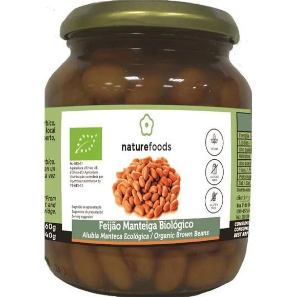 Feijão Manteiga Cozido Biológico 360g - Naturefoods - Crisdietética