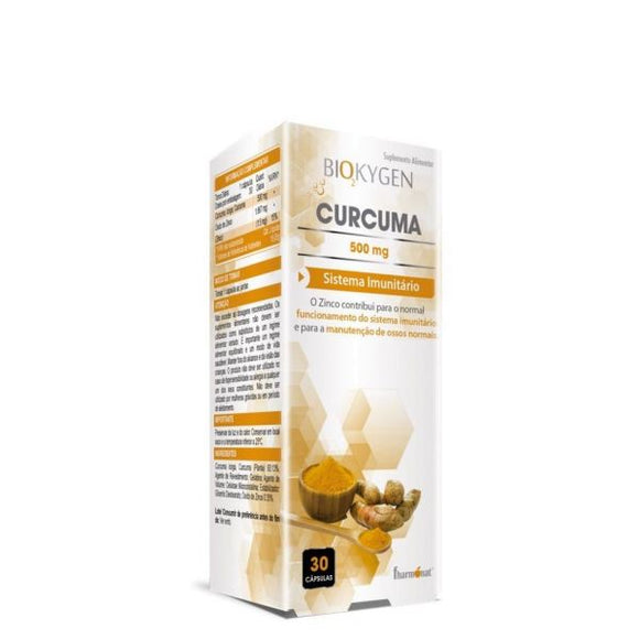 Biokygen Curcuma 500mg 30 cápsulas Fharmonat - Crisdietética