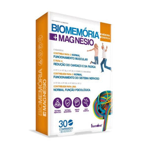 Biomemória Magnésio 30 Comprimidos Fharmonat - Crisdietética