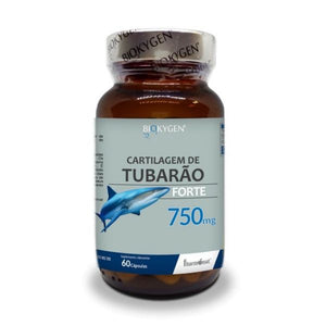 Cartilagem de Tubarão Forte 750mg 60 Cápsulas Fharmonat - Crisdietética