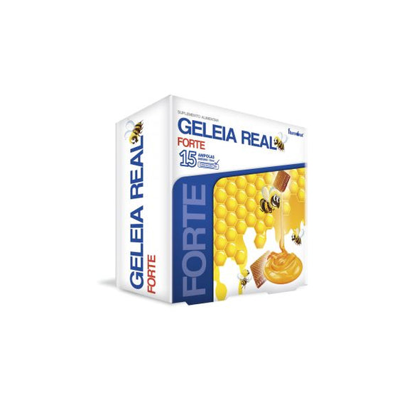 Geleia Real Forte 15 Ampolas de 10ml Fharmonat - Crisdietética