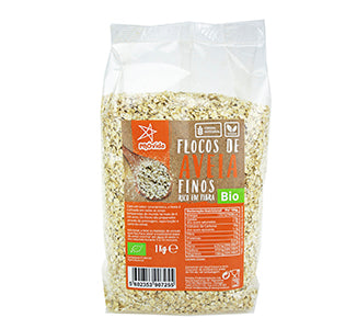 Flocos de Aveia Finos BIO 1kg - Provida - Crisdietética