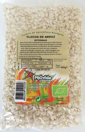 Flocos de Arroz Integrais BIO 400g - Provida - Crisdietética