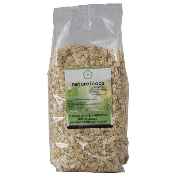 Flocos de Aveia Grossos Biológico 500g - Naturefoods - Crisdietética