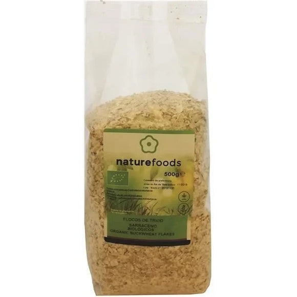 Flocos de Trigo Sarraceno Biológico 500g - Naturefoods - Crisdietética