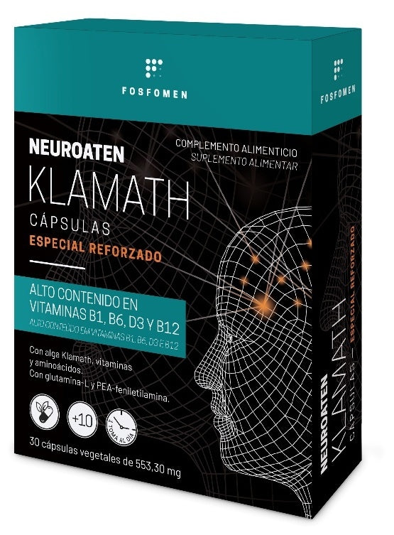 Neuroaten Klamath 30 Cápsulas Vegetais - Herbora - Crisdietética