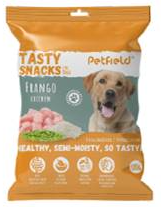 Tasty Snacks Chicken Cão 100g- Petfield - Crisdietética