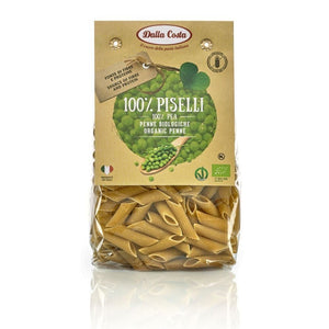 100% Ervilha Penne Biológica Isento de Glúten 250 g - Dalla Costa - Crisdietética