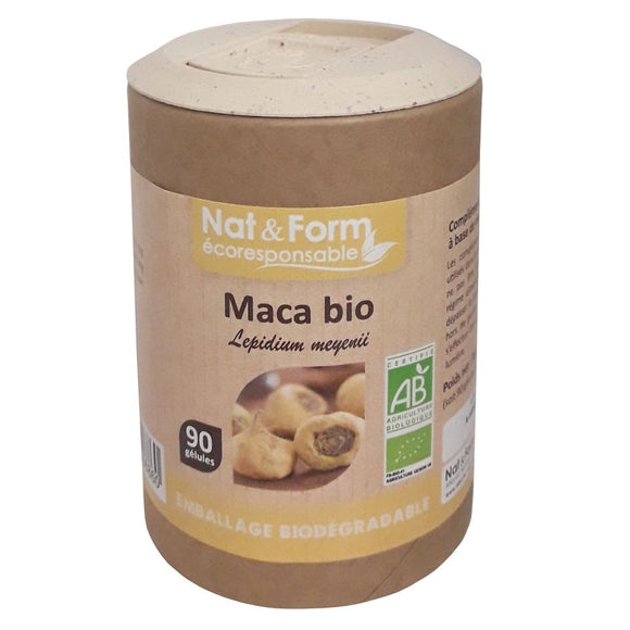 Maca Bio do Peru – 90 cápsulas – NAT&form - Crisdietética