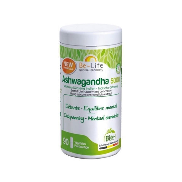 Ashwagandha 5000 90 Cápsulas - Be-Life - Crisdietética