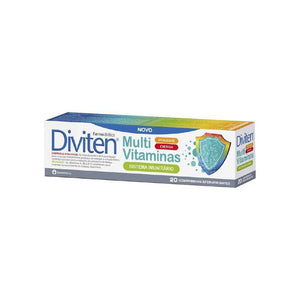 Diviten Multivitaminas 20 Comprimidos Efervescente - Farmodiética - Crisdietética