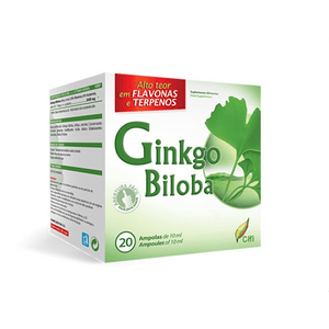 Ginkgo Biloba 20 ampolas 10ml - C.H.I. - Crisdietética