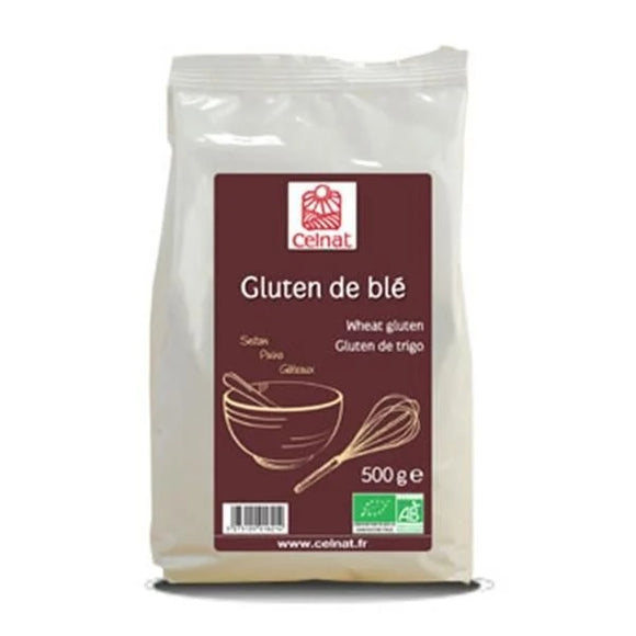 Glúten de Trigo 500g - Celnat - Crisdietética