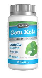 GOTU KOLA ALPHA 500MG 60 COMPRIMIDOS - BIO-HERA - Crisdietética