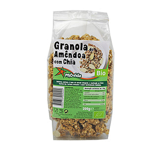 Granola de Amêndoa & Chia Biológico 200g - Próvida - Crisdietética