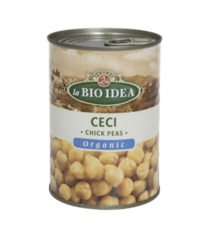 Grão de Bico Cozido 400g - La Bio Idea - Crisdietética