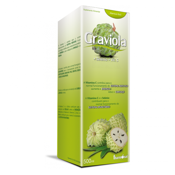 Graviola + Selénio + Vitamina C 500ml - Fharmonat - Crisdietética