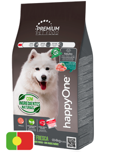 happyOne PREMIUM Cão Adulto Carne Fresca 4kg - Crisdietética