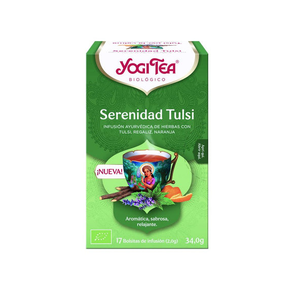 Infusão Serenidade Tulsi Bio 17 Saquetas - Yogi Tea - Crisdietética