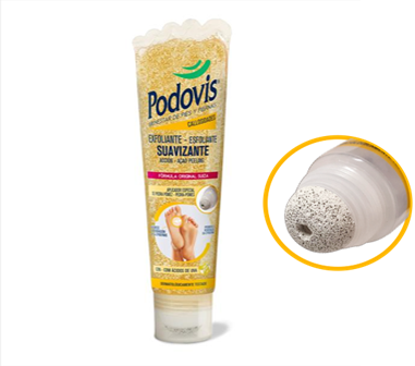 Gel Exfoliante Suavizante Pés 150 ml- Podovis - Crisdietética