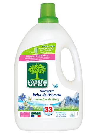 Detergente Brisa Frescura Ecológico 1.5L - L'Arbre Vert - Crisdietética