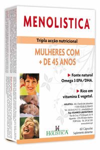 Menolistica 60 Cápsulas - Holistica - Crisdietética