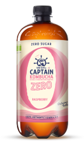 Kombucha Biológica Zero Framboesa 1Lt - The Gusty Captain - Crisdietética