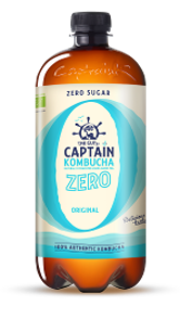 Kombucha Biológica Zero Original 1Lt - The Gusty Captain - Crisdietética