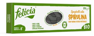 Massa Esparguete de Arroz c/ Spirulina Bio 250g - Felicia - Crisdietética