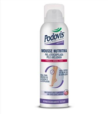 Mousse Nutritiva para pés secos 150ml - Podovis - Crisdietética