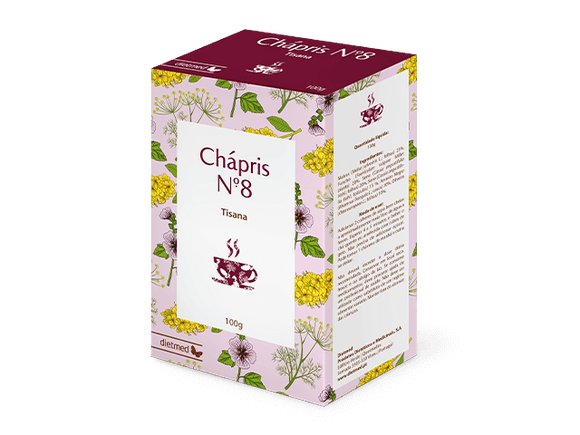 Chá nº8 Chápris 100g - Dietmed - Crisdietética