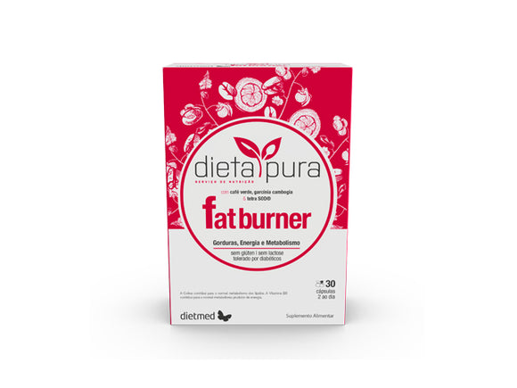 Fat Burn 30 Cápsulas - Dieta Pura - Crisdietética