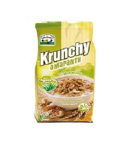 Krunchy Amaranto Espelta e Amêndoas Bio 375g - Barnhouse - Crisdietética