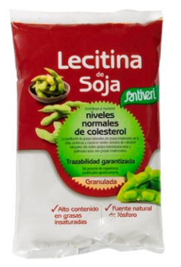 Lecitina de Soja Granulada - Bolsa 400g - Santiveri - Crisdietética