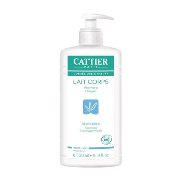 Leite Corporal com Aloé Vera e Óleo de Onagra 500ml - Cattier - Crisdietética