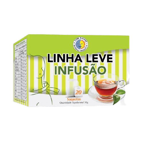 Linha Leve Infusão 20 Saquetas - Pure Nature - Crisdietética