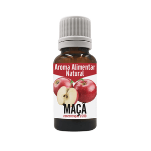 Aroma Alimentar Natural de Maça 20ml - Elegante - Crisdietética