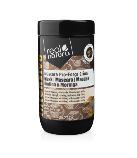 Máscara S/ Sal Pro-Força Crina 1Kg - Real Natura - Crisdietética