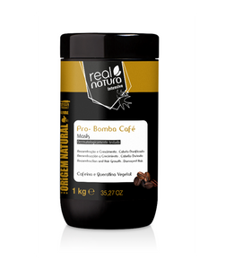 Máscara S/ Sal Pro-Reparação Bomba Café 1Kg - Real Natura - Crisdietética