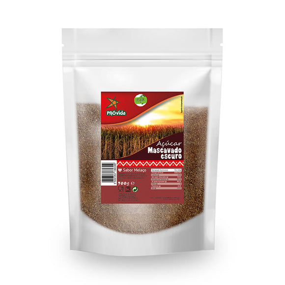 Açúcar Mascavado Escuro 500g - Provida - Crisdietética